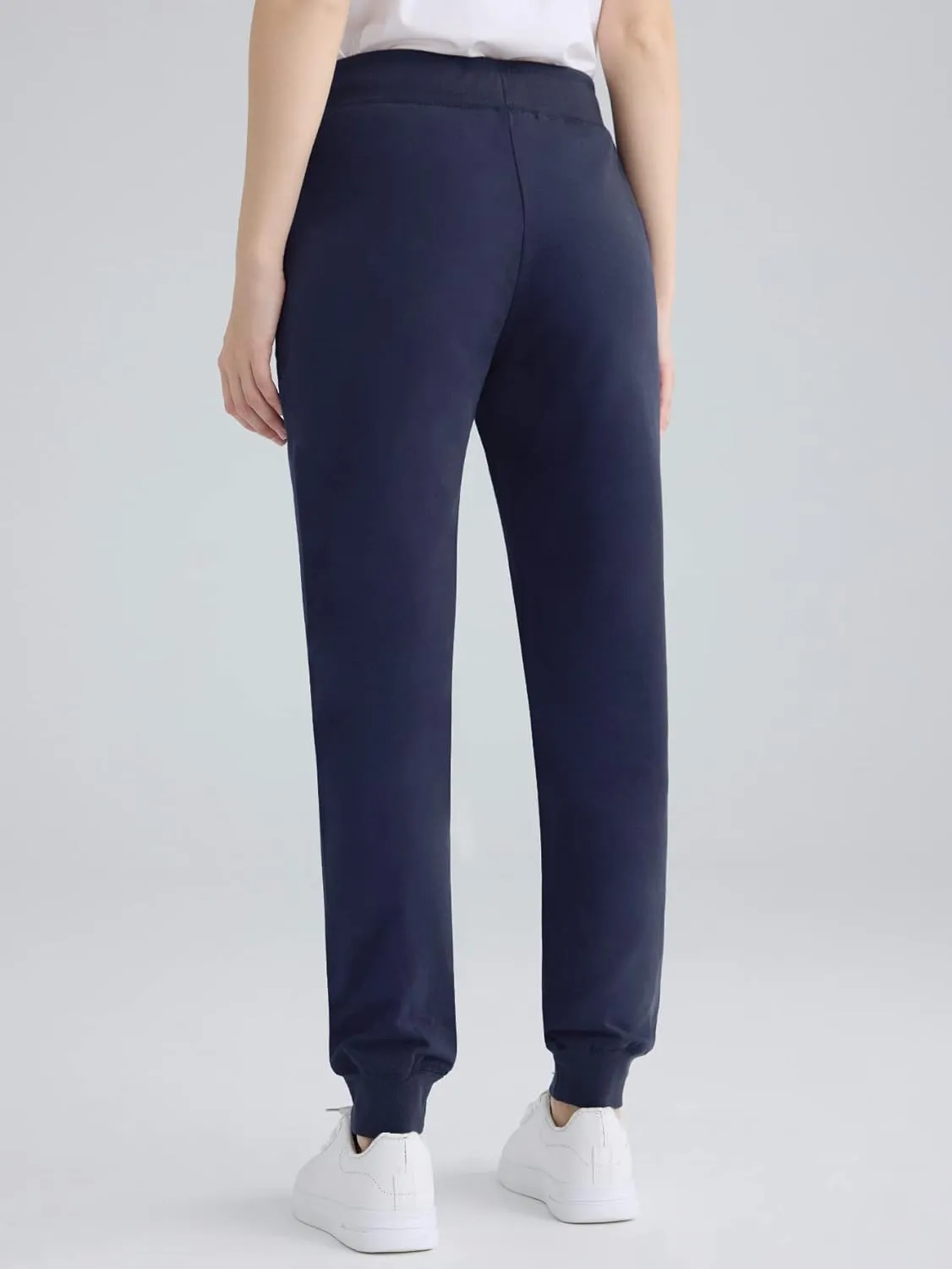 Weintee Women's Cotton Jersey Pocket Joggers