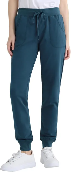 Weintee Women's Cotton Jersey Pocket Joggers