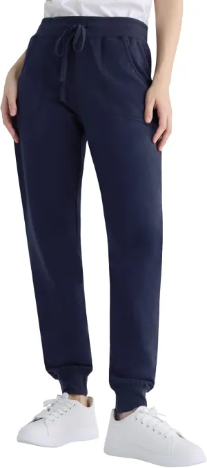 Weintee Women's Cotton Jersey Pocket Joggers