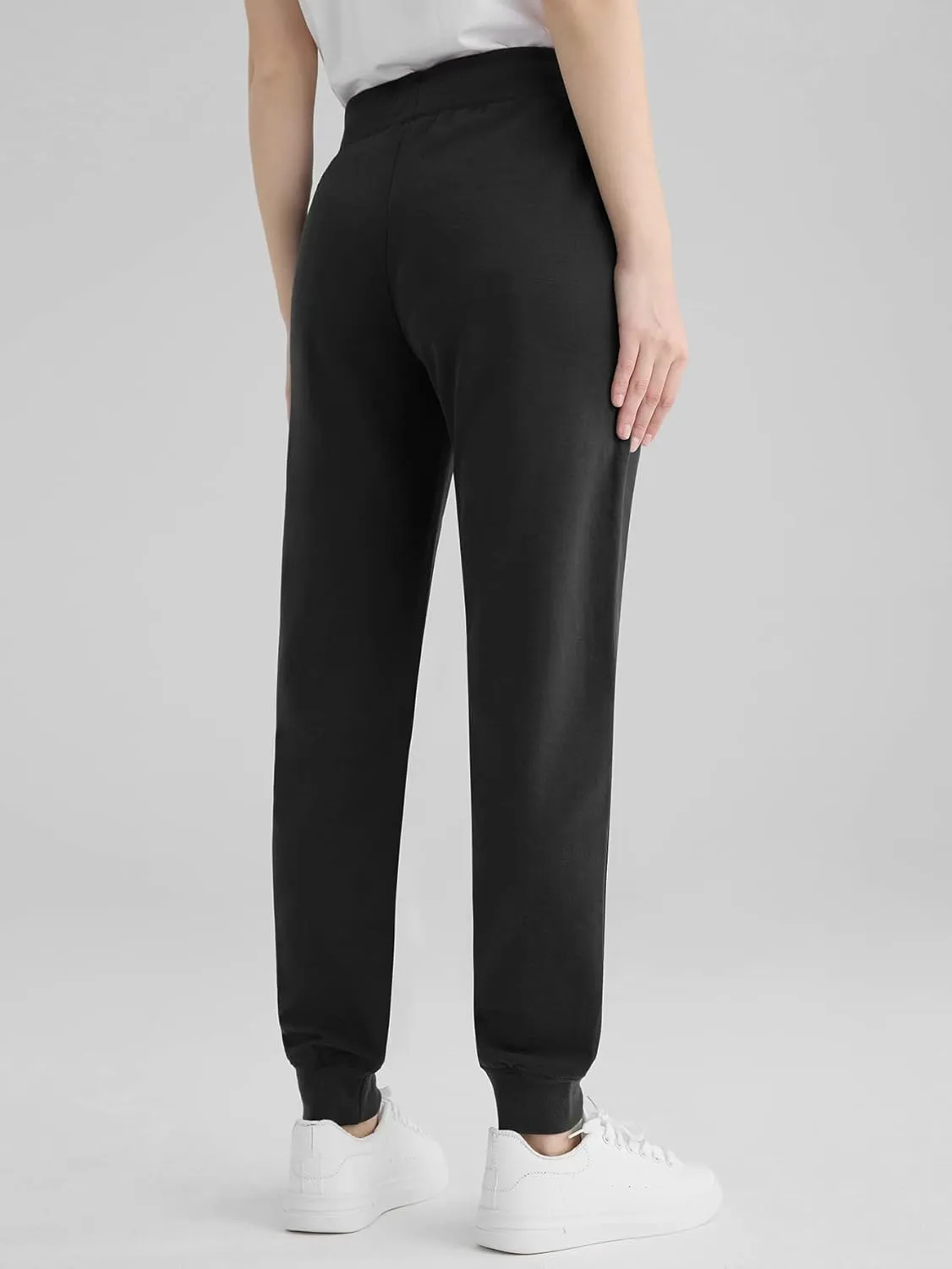 Weintee Women's Cotton Jersey Pocket Joggers