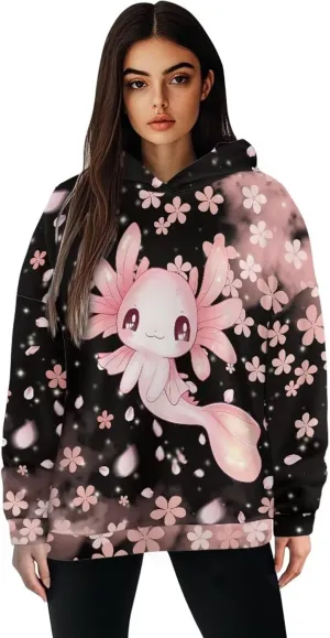 WELLFLYHOM Oversize Sweatshirt Fashion Hoodies for Women Fall Outfits Long Sleeve Shirts Pullover Jacket S-2XL