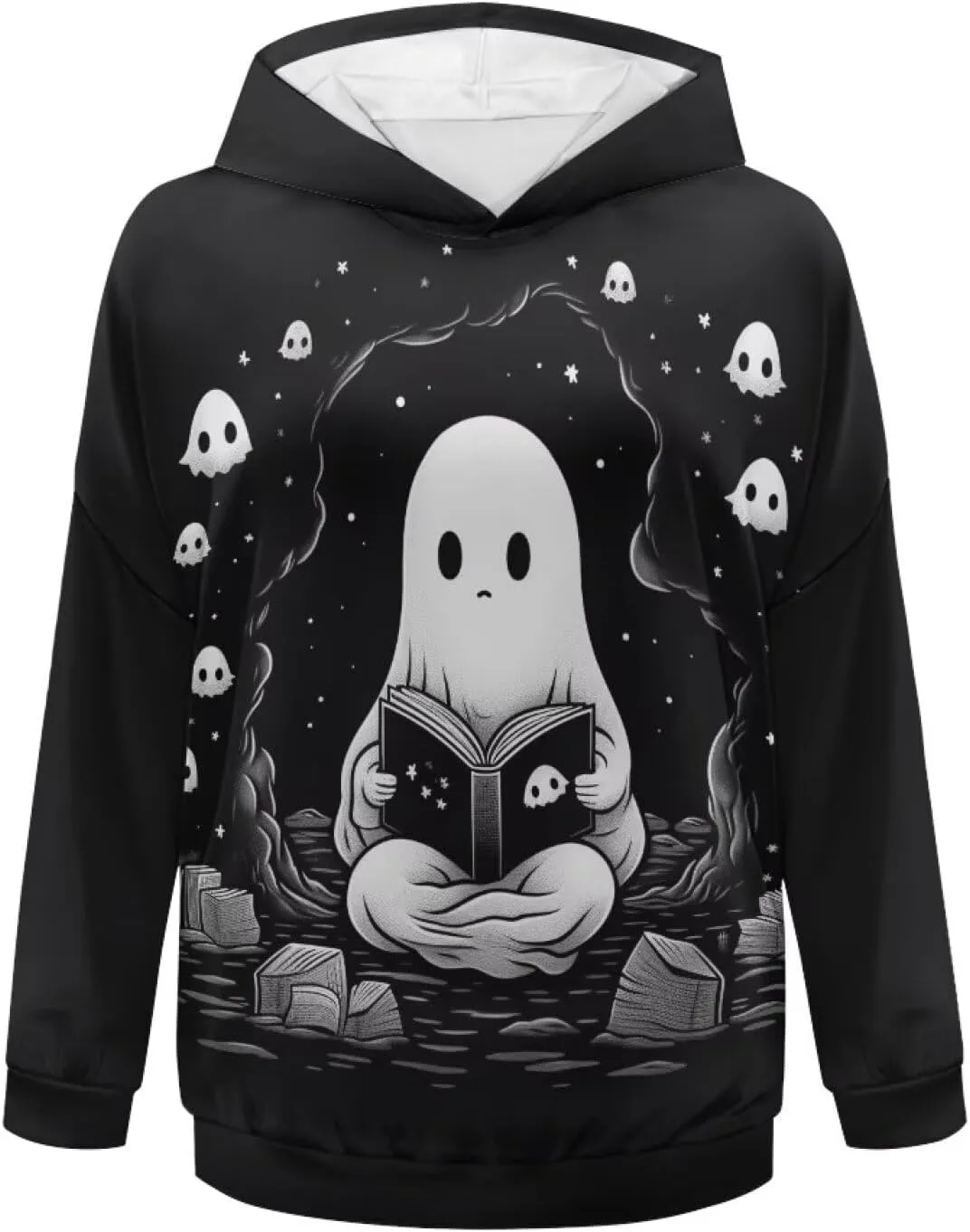 WELLFLYHOM Oversize Sweatshirt Fashion Hoodies for Women Fall Outfits Long Sleeve Shirts Pullover Jacket S-2XL