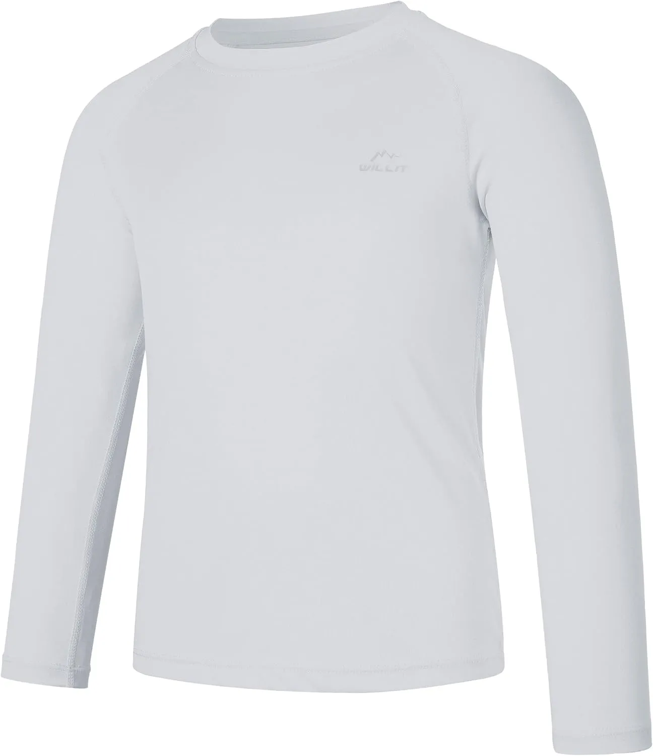 Willit Boys Rash Guard Swim Shirt UPF 50  Sun Protection Shirt Long Sleeve SPF Youth Fishing Quick Dry Shirt