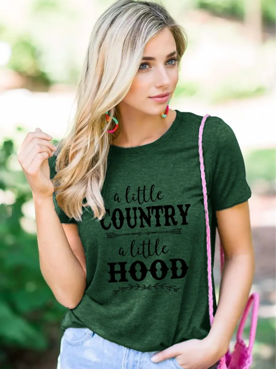 Women Rock Band T Shirt Vintage Country Music Shirt Concert Outfit Short Sleeve Tops
