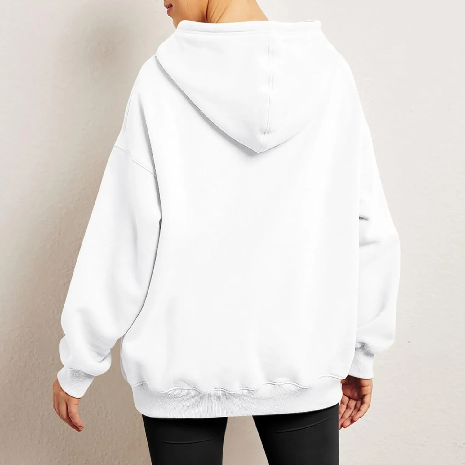 Women's Camo Hoodie Maple-Leaf Print Oversized Sweatshirt Fleece Hooded Sweatshirts with Pocket Casual Fall Pullover