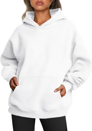 Women's Camo Hoodie Maple-Leaf Print Oversized Sweatshirt Fleece Hooded Sweatshirts with Pocket Casual Fall Pullover