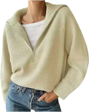 Women's Full Zip Up Hoodie Long Sleeve Hooded Sweatshirts Pockets Jacket Casual Coat for Women