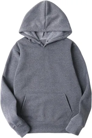 Womens Hoodie Casual Solid Color Pullover Tops Y2k Hoodie Oversized Sweatshirts Fleece Hoodies Comfy Fashion Outfits