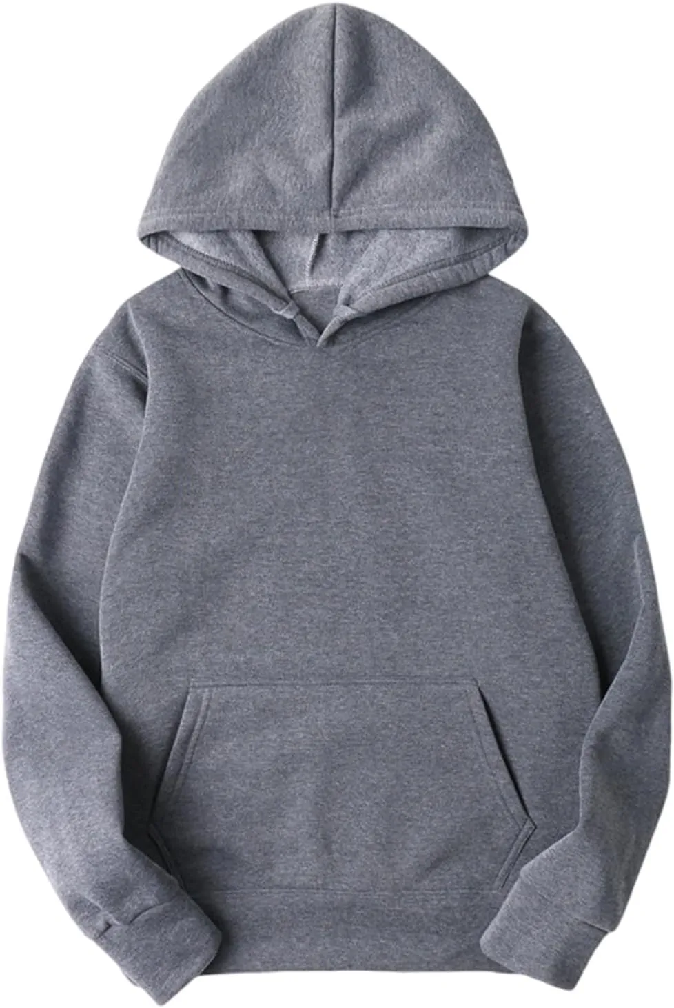 Womens Hoodie Casual Solid Color Pullover Tops Y2k Hoodie Oversized Sweatshirts Fleece Hoodies Comfy Fashion Outfits