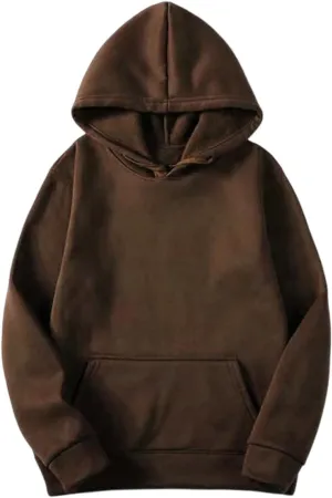 Womens Hoodie Casual Solid Color Pullover Tops Y2k Hoodie Oversized Sweatshirts Fleece Hoodies Comfy Fashion Outfits