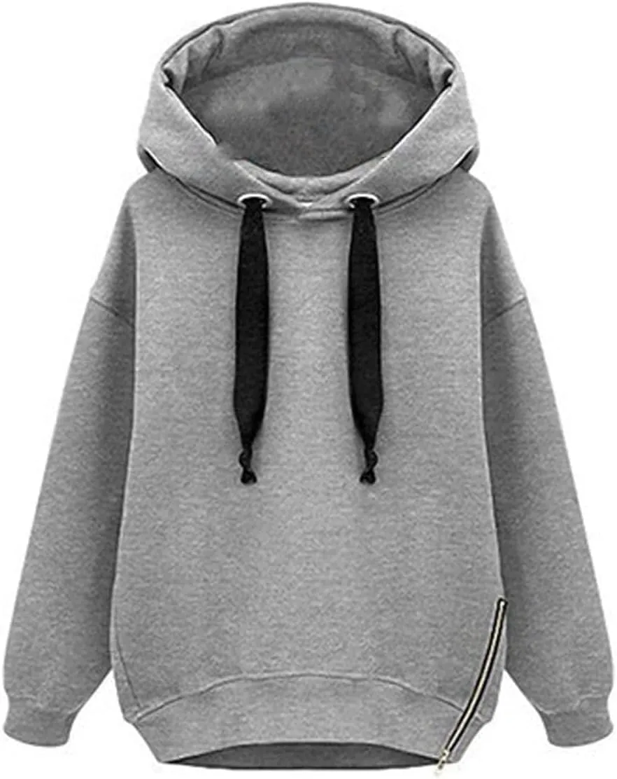 Womens Lightweight Hoodies Trendy 2024 Summer Basic Sweatshirts Tunic Pullover Tops with Drawstring Pockets