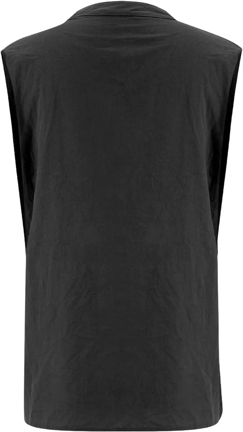 Womens Linen Tank Top 2025 Summer Casual Soft Loose V Neck Button Down Sleeveless Trendy Tee Shirts