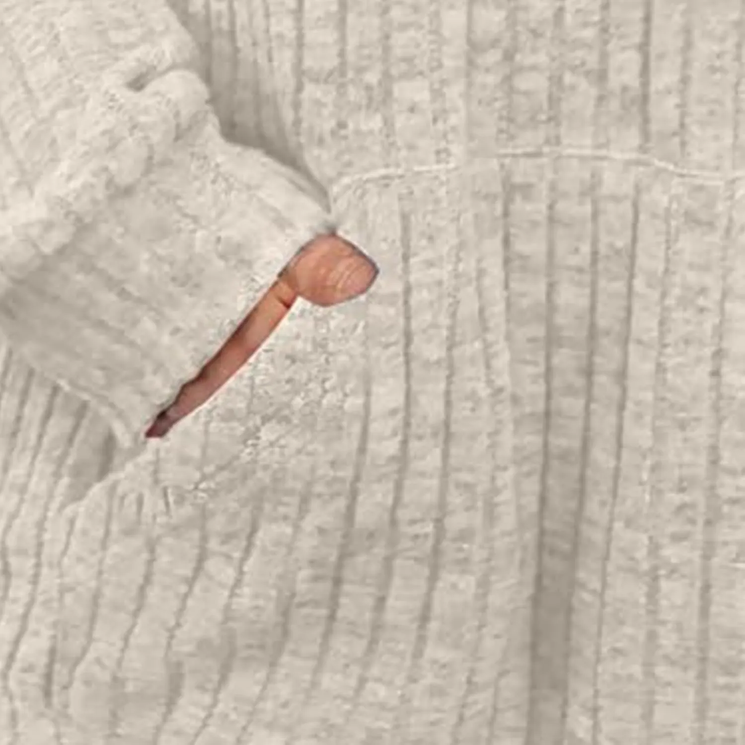Womens Oversized Hoodies Long Sleeve Solid Color Shirts Loose Fit Waffle Knit Pullover Sweatshirts Tops