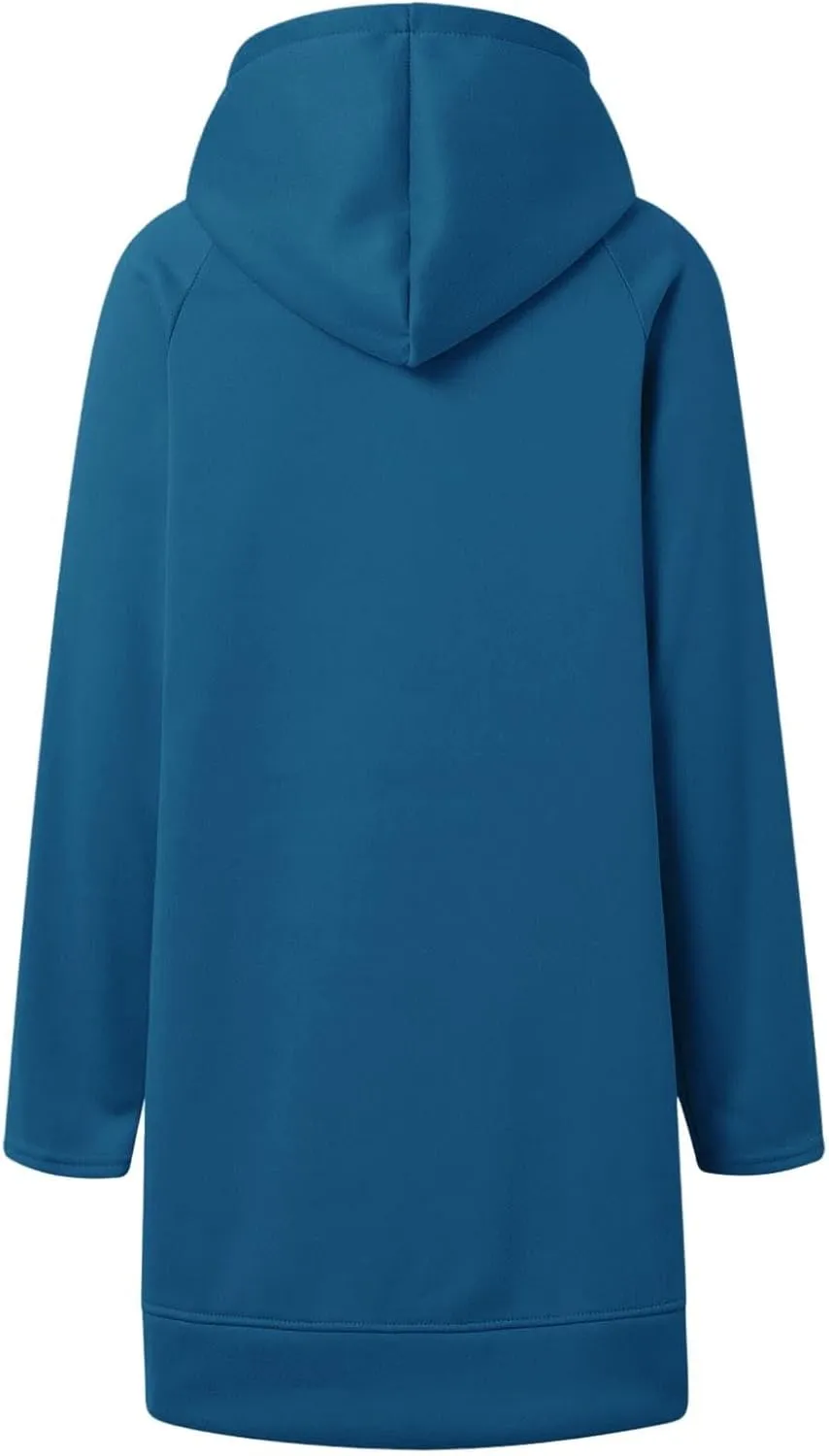 Womens Oversized Sweatshirts Hoodies Casual Long Sleeve Fleece Tops Solid Color Drawstring Pullover Split Soft Outfits