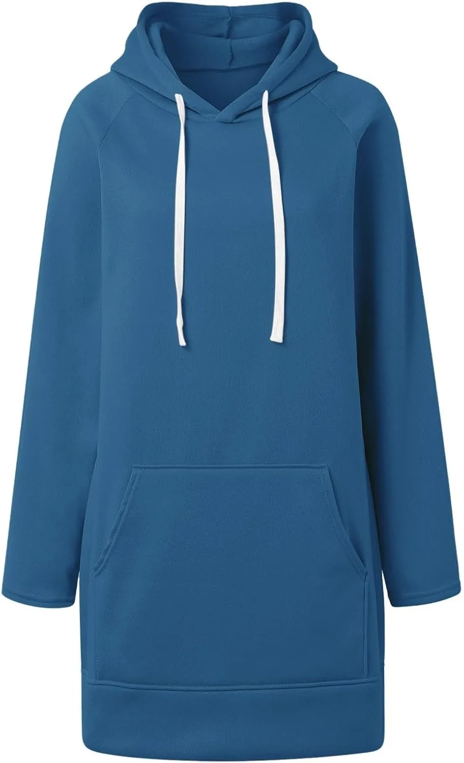 Womens Oversized Sweatshirts Hoodies Casual Long Sleeve Fleece Tops Solid Color Drawstring Pullover Split Soft Outfits