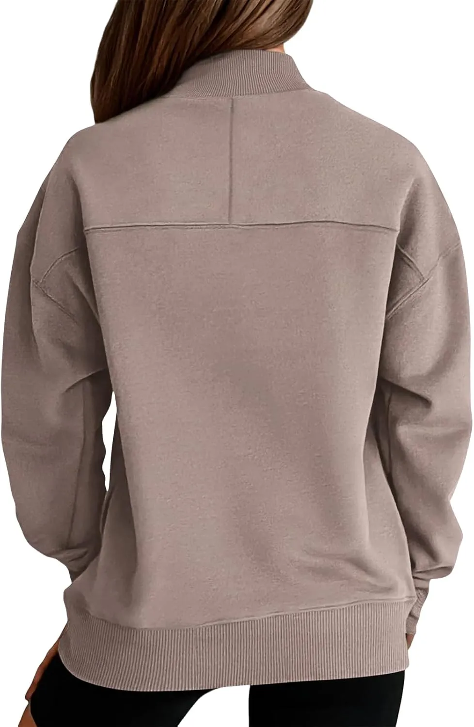 Womens Oversized Sweatshirts Turtleneck Pullover Long Sleeve Sweatshirt Casual Loose Tops Fall Fashion Outfits