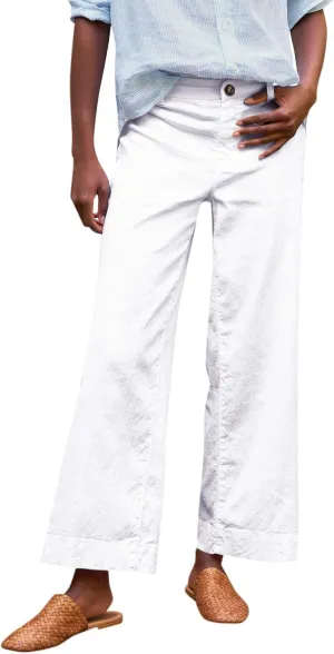 Womens Pants, Plus Size Linen Straight Leg Peasant Pants Casual Lounge 2025