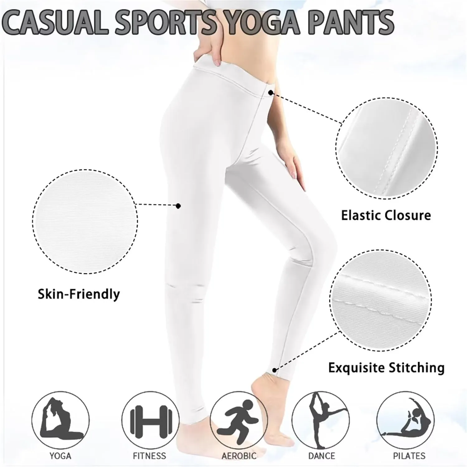 Women's Yoga Pants Workout Joggers Full Length High Waist Leggings