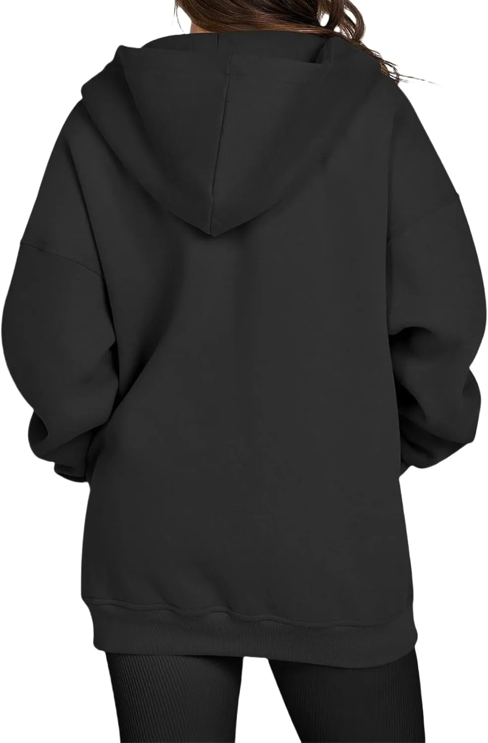 Womens Zip Up Hoodies Oversized Hooded Sweatshirt Casual Long Sleeve Jackets Coat Workout Tops Y2K Outfits