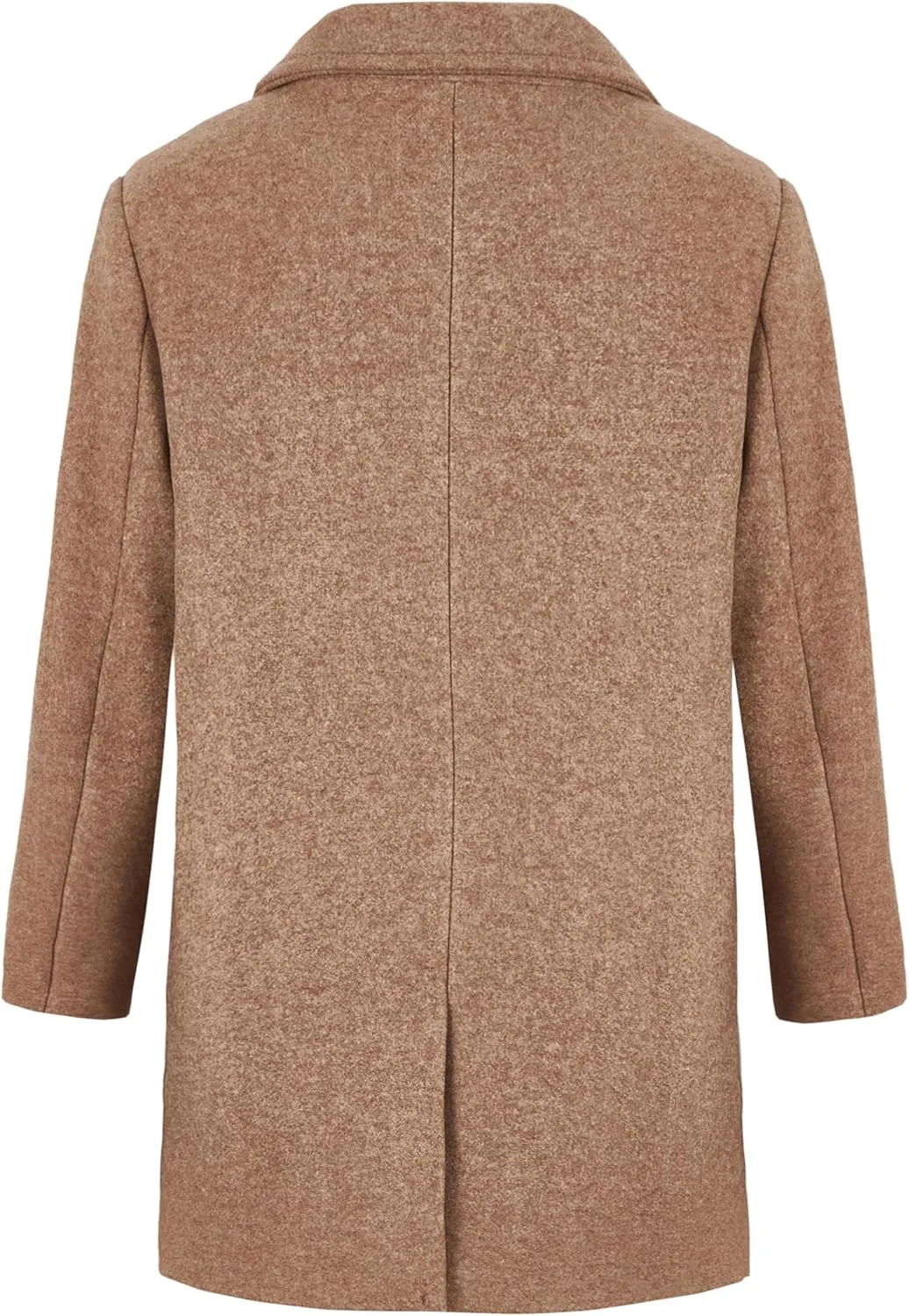 WULFUL Boys Wool Coat Single Breasted Trench Coat Winter Pea Coat