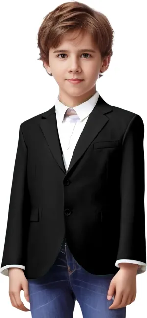 Yanlu Boys Suits Blazer Burgundy Slim Fit Boy Suit Coat