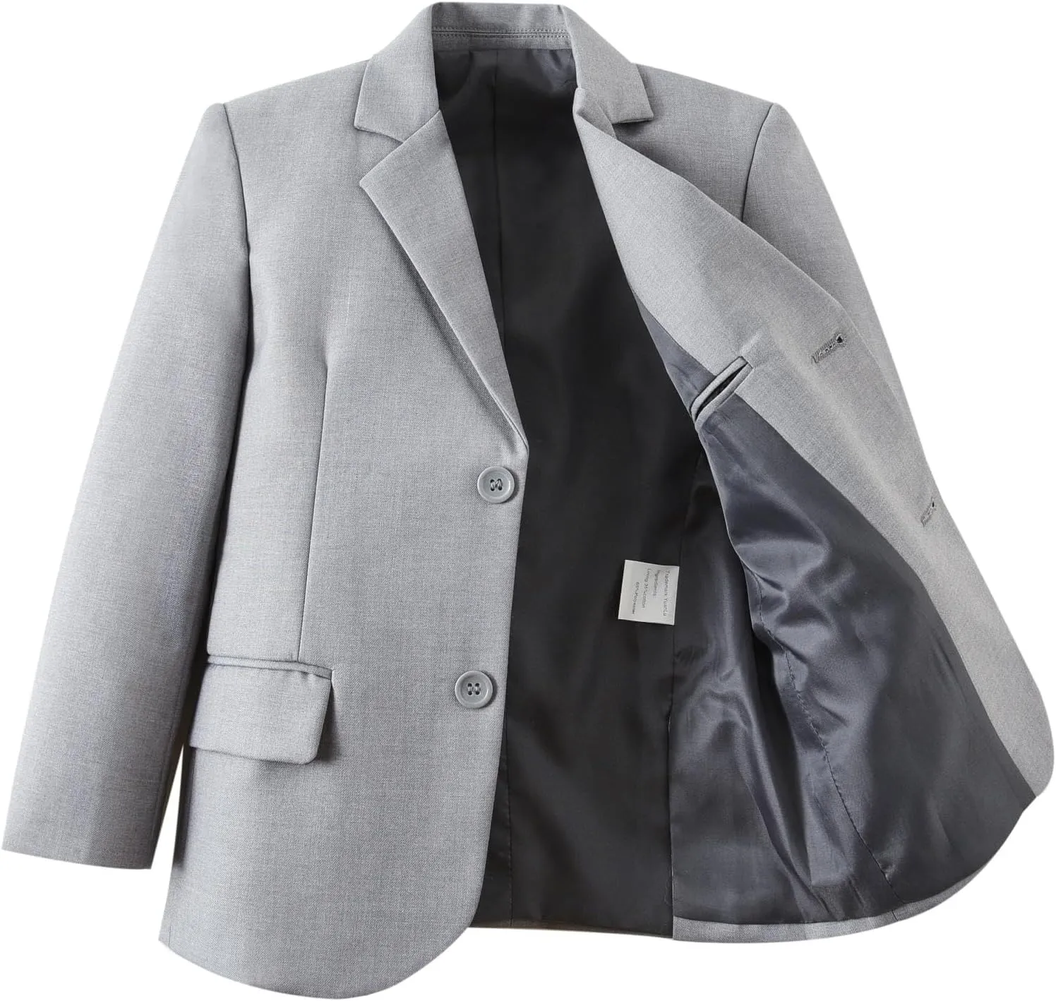 Yanlu Boys Suits Blazer Burgundy Slim Fit Boy Suit Coat